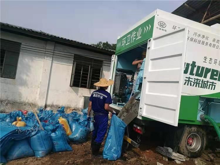 信阳工业污泥压干处理